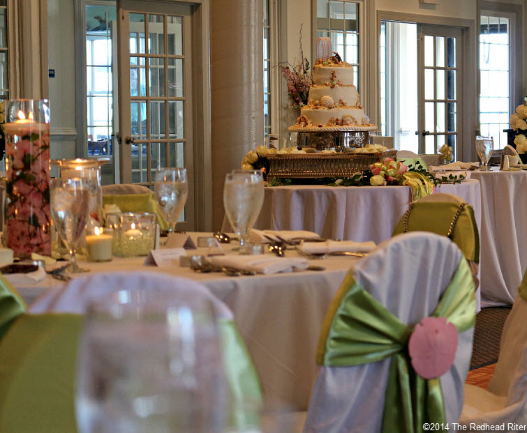 15 cake Outer Banks Beach Wedding reception 1