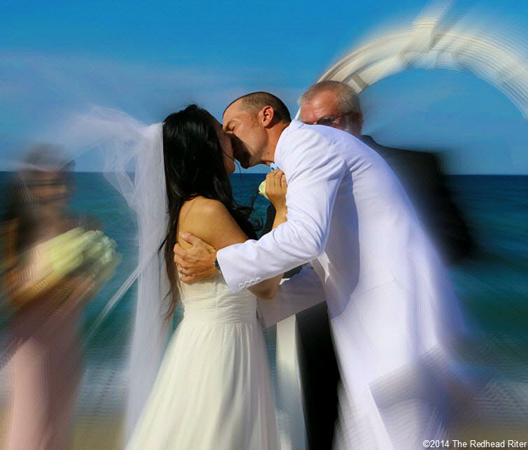 9 you may kiss the bride Outer Banks Beach Wedding 3a