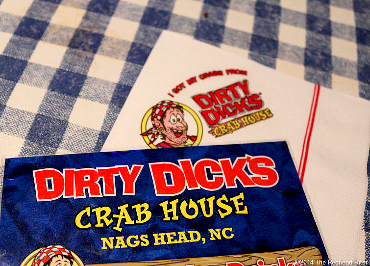 menu Dirty Dick’s Crab House Restaurant, Nags Head, NC