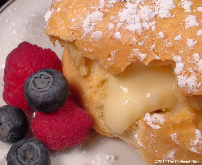Custard Filled Cream Puffs Cream Puffs With Custard Filling Recipe