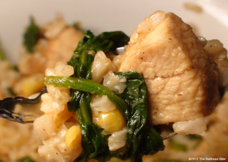 Colorful Chicken Corn Spinach Healthy 10