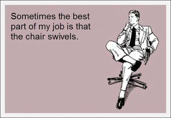 funny card quote work chair
